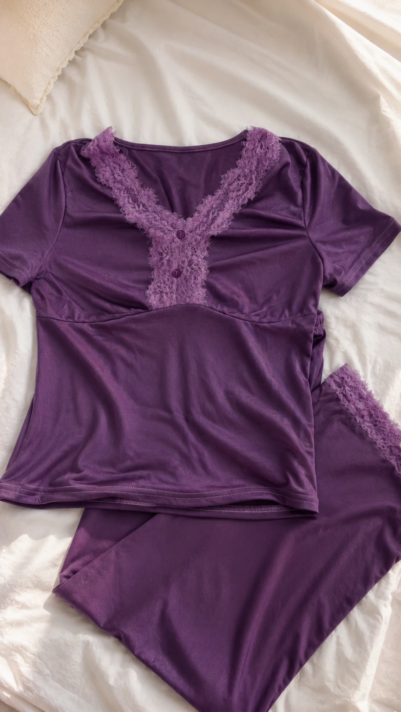 Pyjama violet 